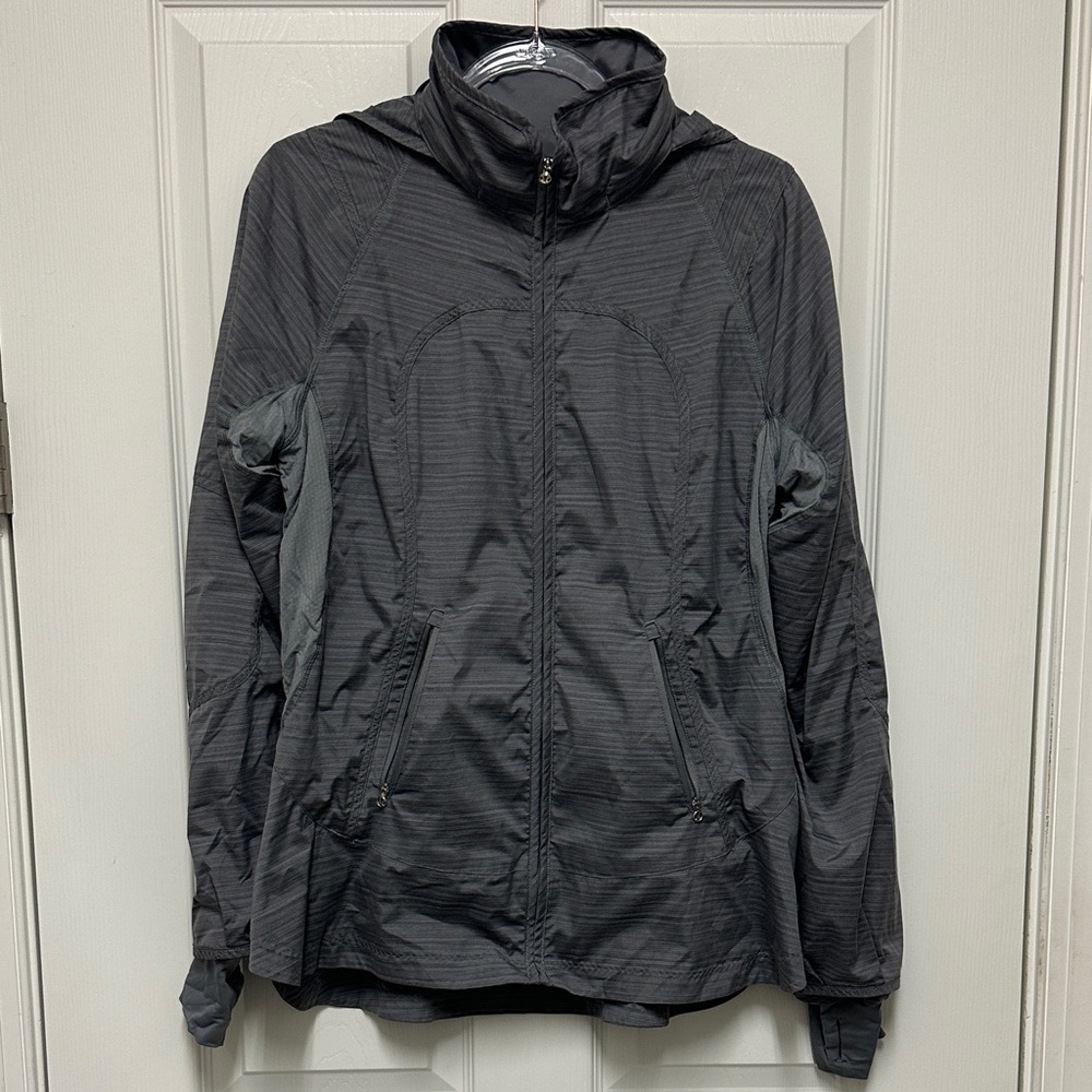 Lululemon Grey Rain Jacket